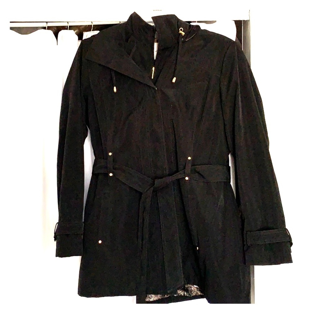 Croft and Barrow hooded polyester  rain coat